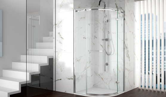 Merlin 8 Series Frameless 1 Door Quadrant 8_Series_Frameless_1_Door