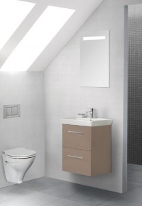 Scanbad Lotto 55cm Drawer Furniture Pack, Basin & Mirror lotto-55-vanilla-grey--mirror